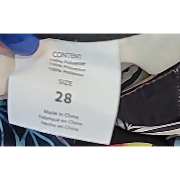 O’Neill Leaf Print Swim Trunks Size 28 Mens Boardshorts Beach Surf GUC - Picture 5 of 8